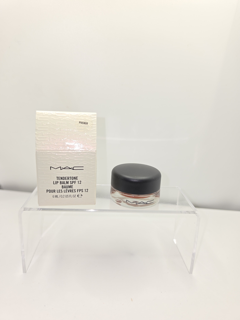 DISCONTINUED MAC Tendertone Lip Balm SPF 12 - "PUCKER" **RARE!!**